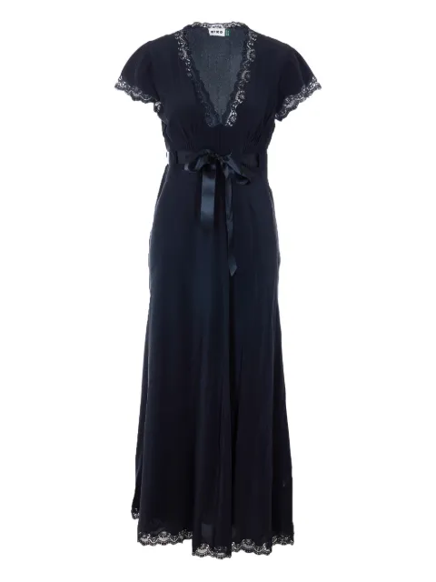 Rixo Marlice lace V-neck midi dress