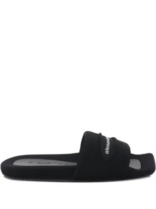 Alexander Wang スクエアトゥ サンダル | ブラック | FARFETCH JP