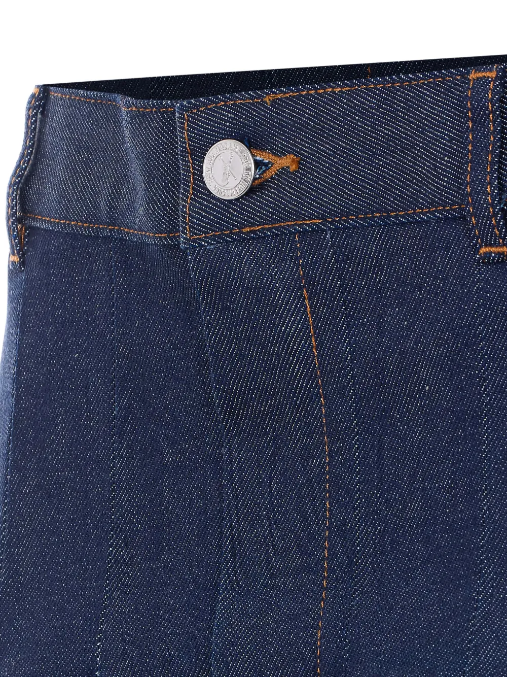 A.p.c. Pleated Mini Skirt - Blue 
