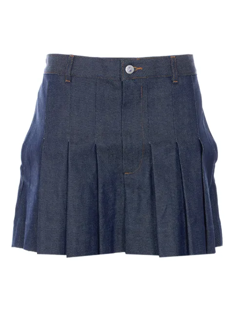 A.P.C. pleated mini skirt