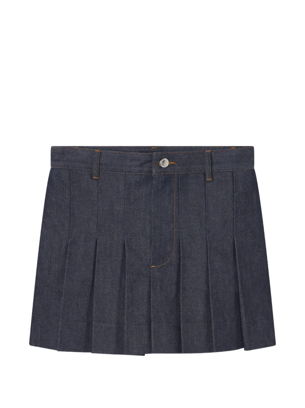 A.P.C. pleated mini skirt