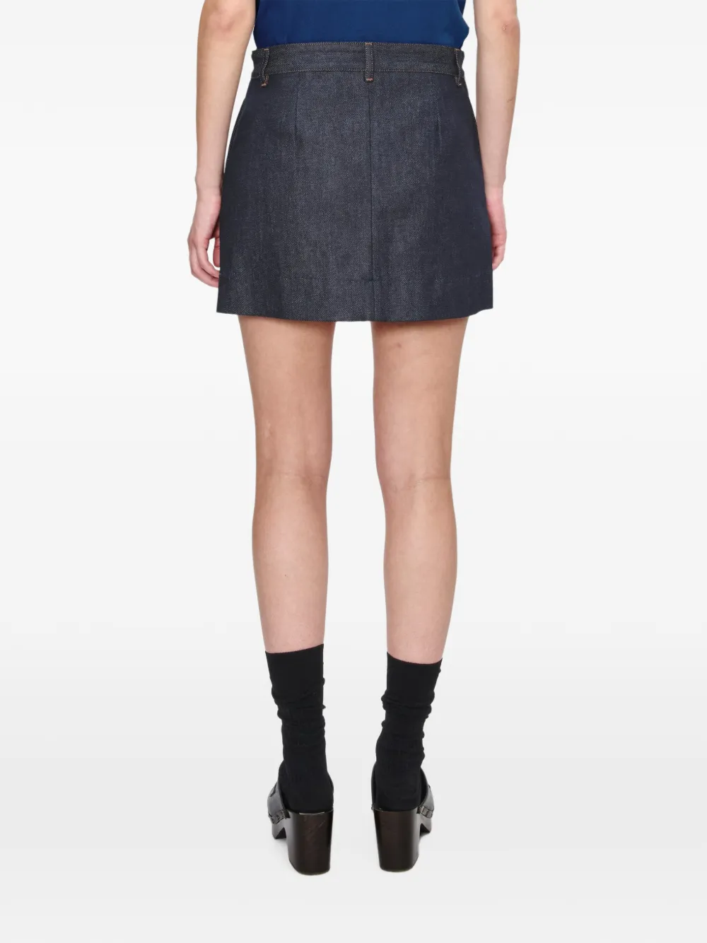 A.P.C. Mini-plooirok Blauw
