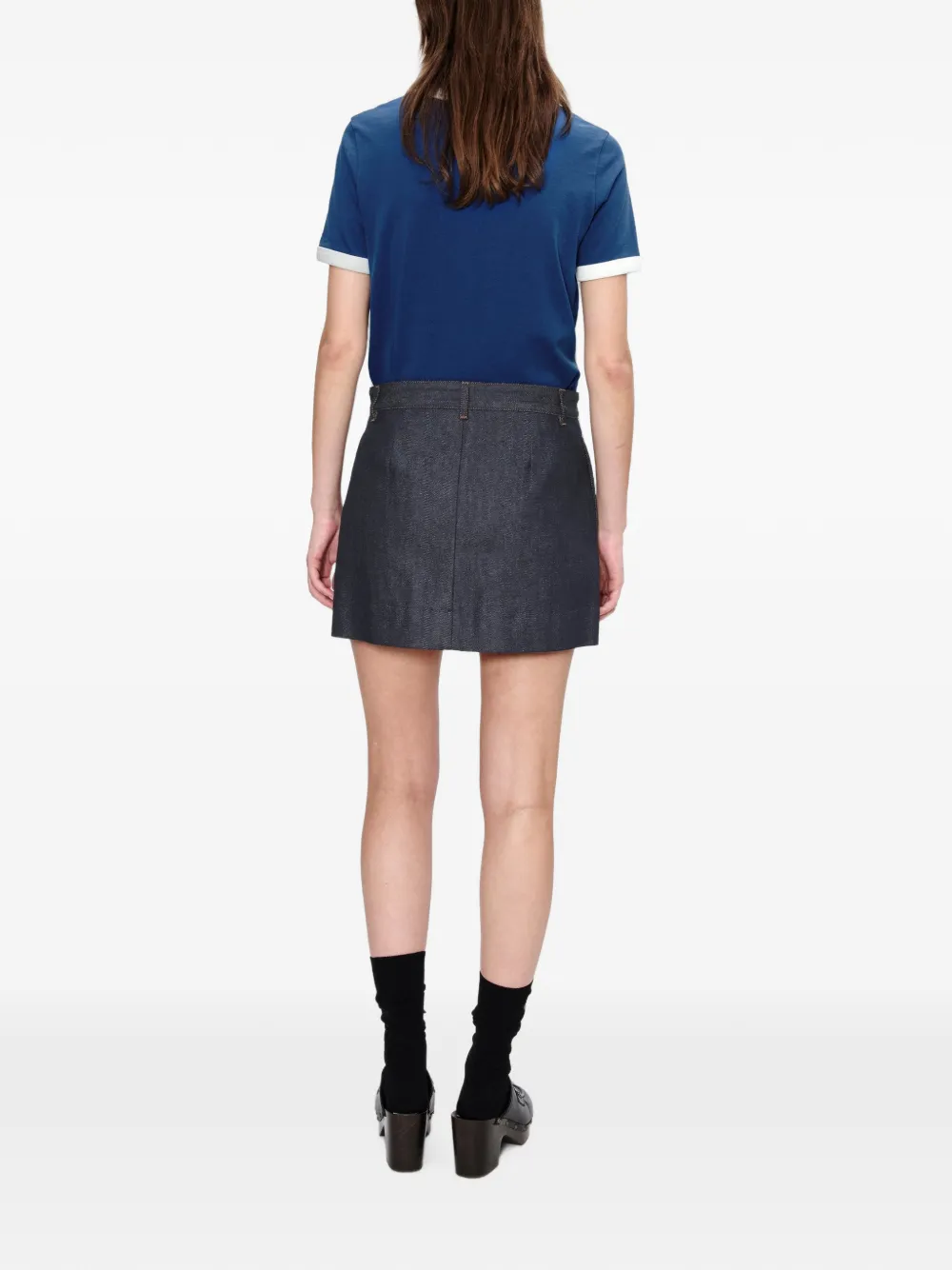 A.P.C. Mini-plooirok Blauw