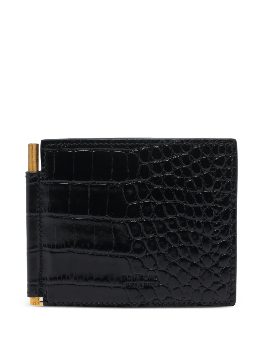 TOM FORD logo wallet - Nero