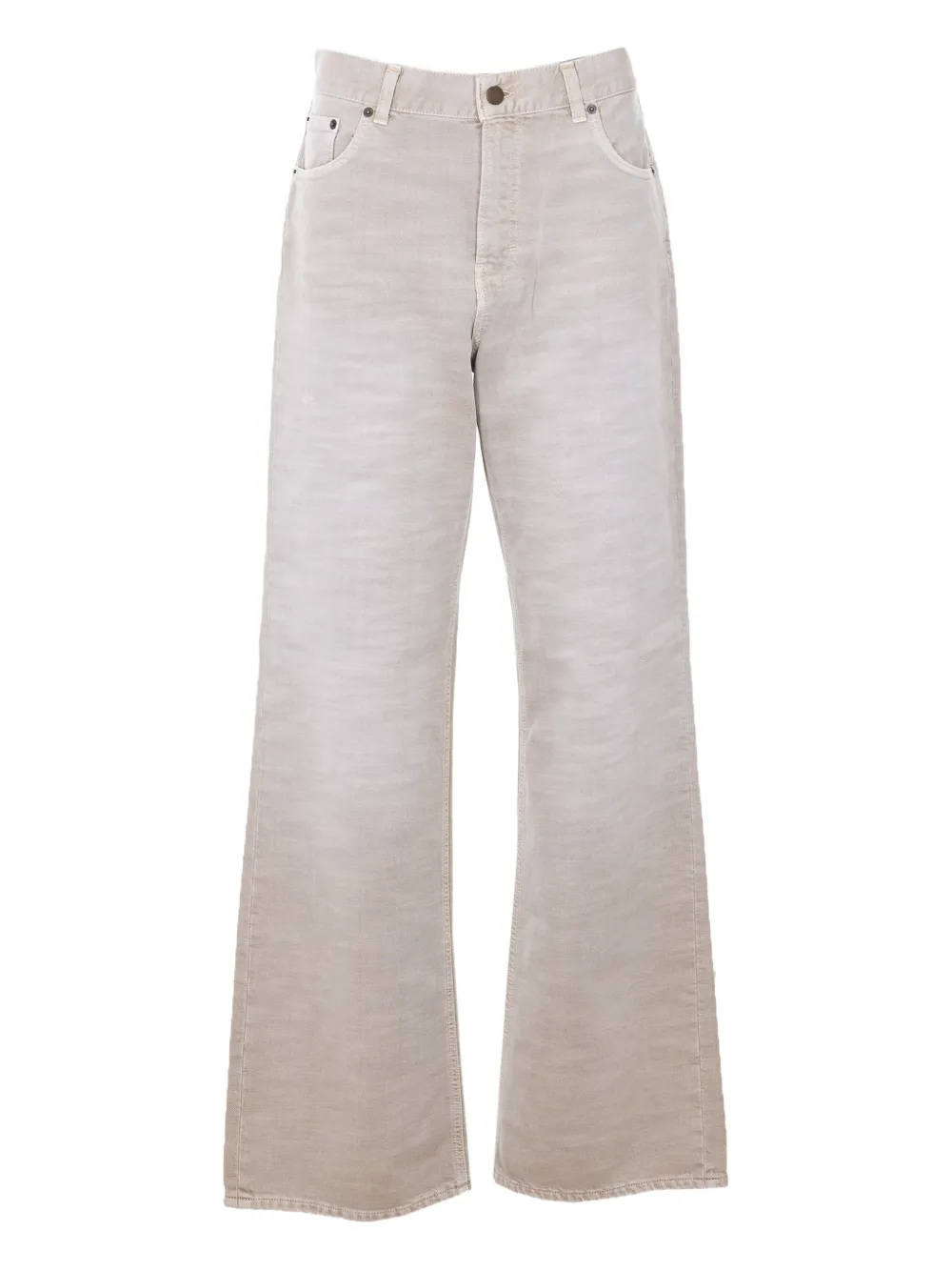 Haikure Korea Bull five-pocket jeans - Nude