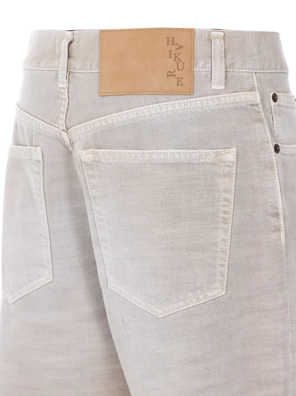  Haikure Korea Bull Five-pocket Jeans - Neutrals 