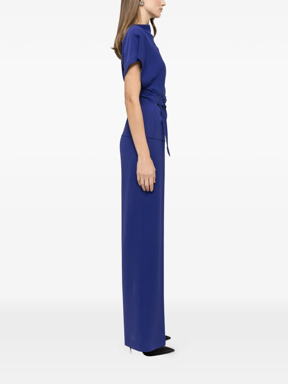  Nissa Draped Top - Blue 