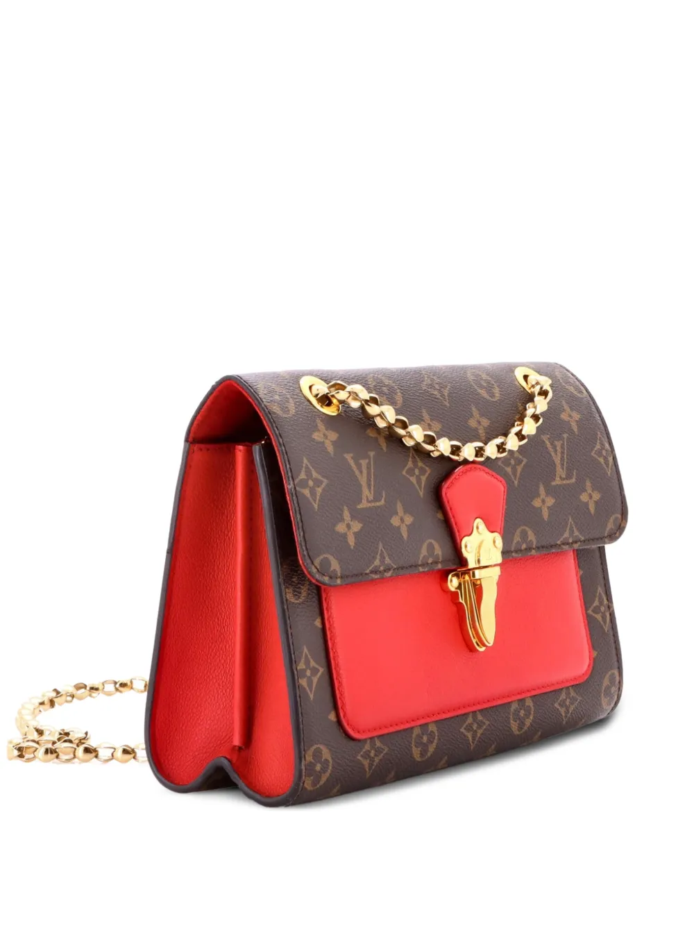 Louis Vuitton Pre-Owned Victoire Handbag Monogram Canvas and Leather shoulder bag - Marrone