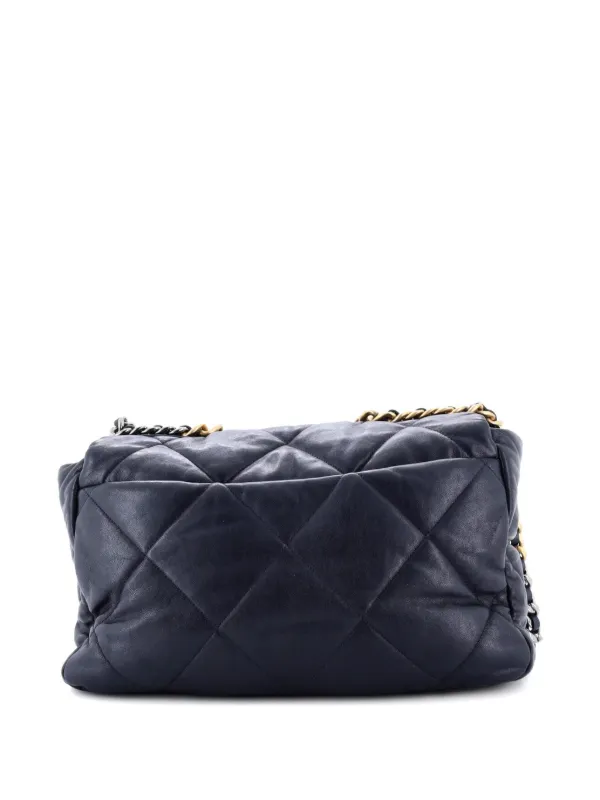 CHANEL Pre-Owned 19 フラップ バッグ マトラッセ レザー マキシ