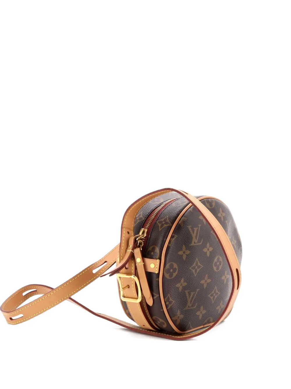 Pre-owned Louis Vuitton Boite Chapeau Souple Bag Monogram Canvas Pm Crossbody Bag In Brown