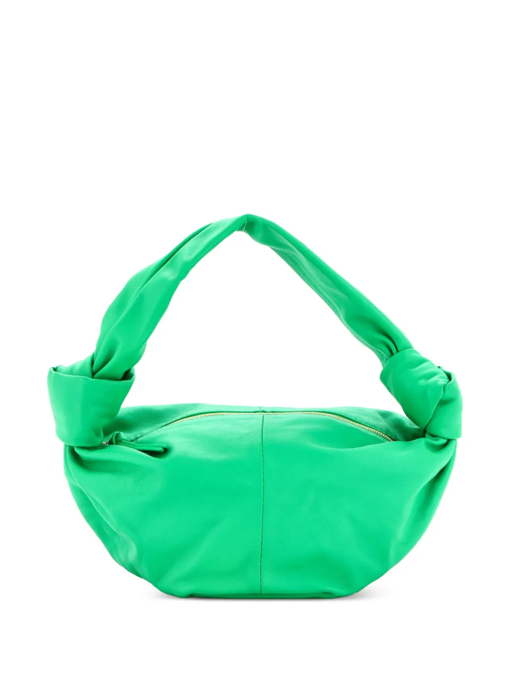 Bottega Veneta Pre-Owned Double Knot Leather Mini hobo bag - Verde