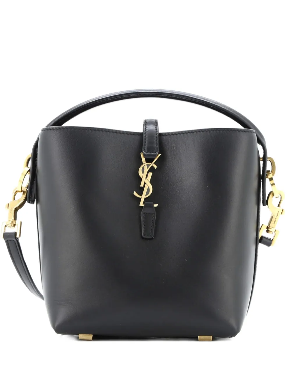 Saint Laurent Pre-Owned Le 37 Leather Mini bucket bag | negro | Image 1