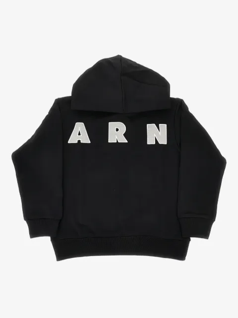 Marni Kids Hoodie mit Logo-Detail