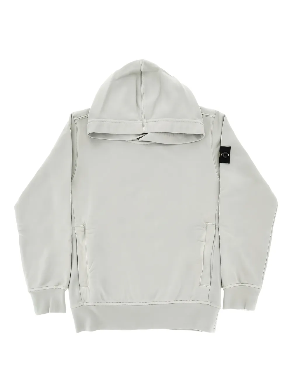 Stone Island Junior Compass-badge hoodie - Grigio