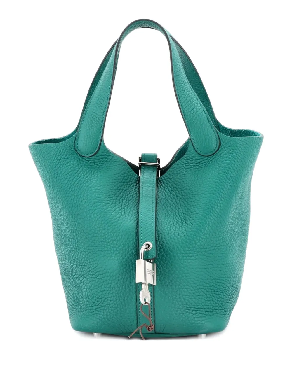 Hermès Pre-Owned Picotin Lock Bag Clemence PM bucket bag - Verde