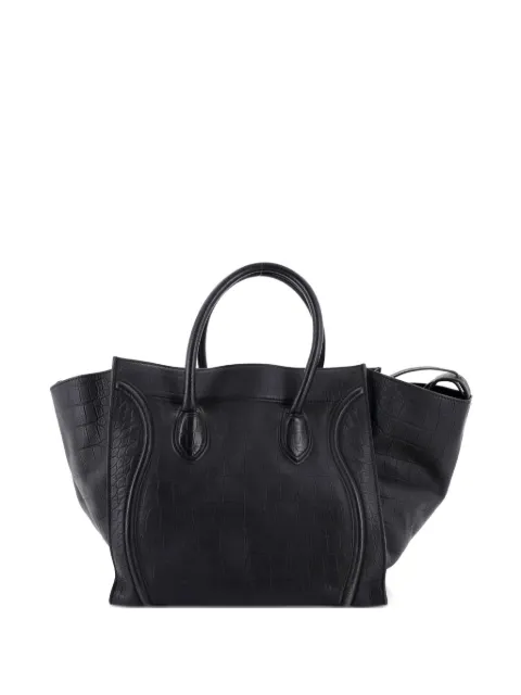 Celine Pre-Owned Phantom Bag Crocodile Embossed Leather Large tote bag