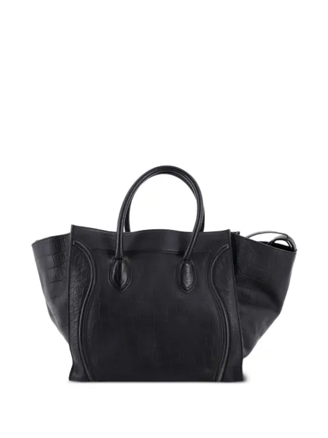 Celine Pre-Owned Phantom Bag Crocodile Embossed Leather Large tote bag