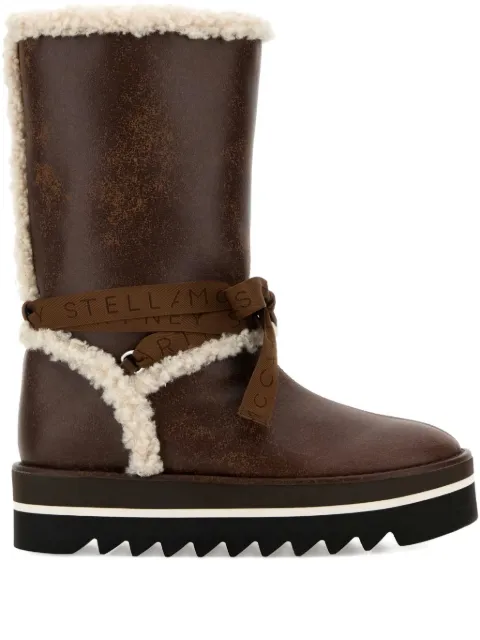 Stella McCartney plush-lined platform snow boots