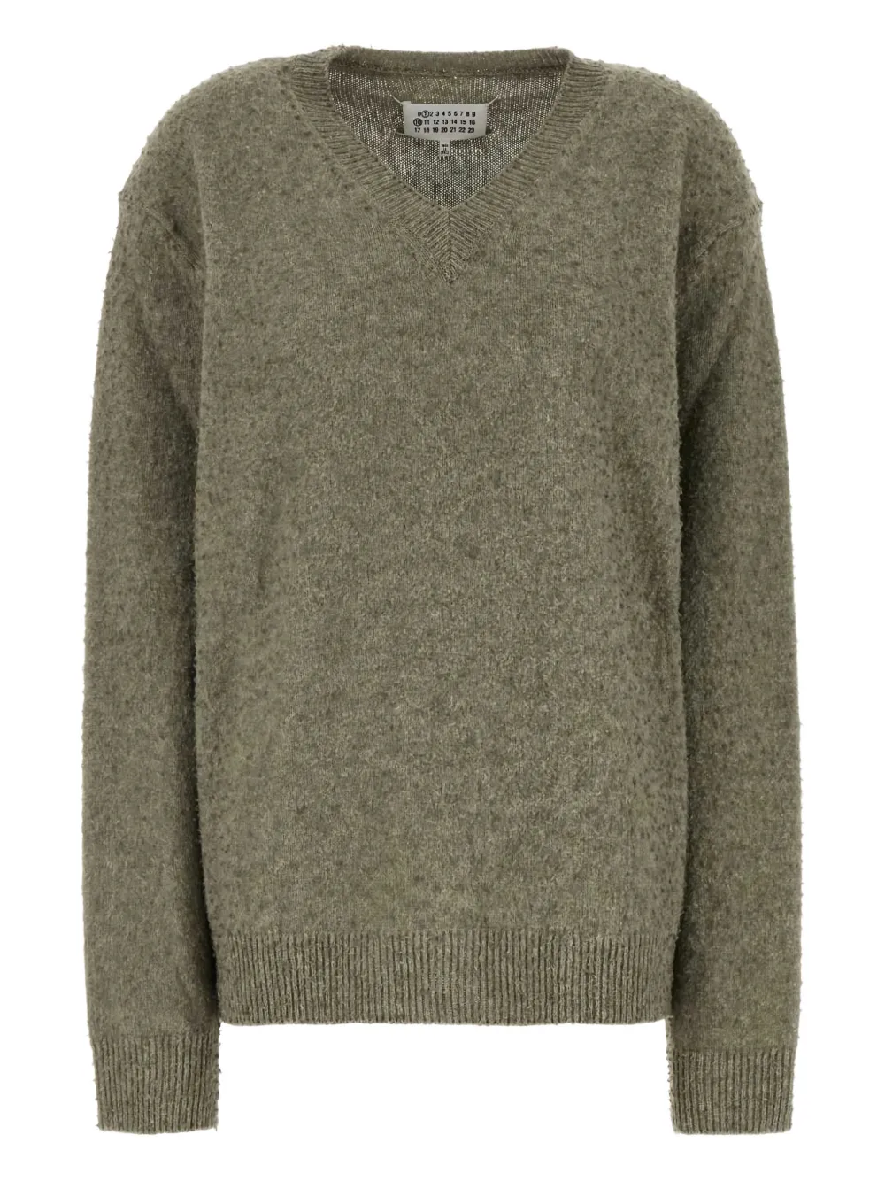 Maison Margiela V-neck sweater - Verde