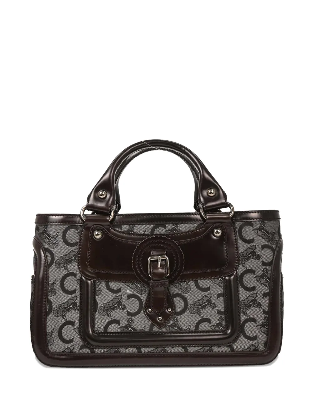 Celine Pre-Owned 1990s-2000s C-macadam boogie handbag - Marrone