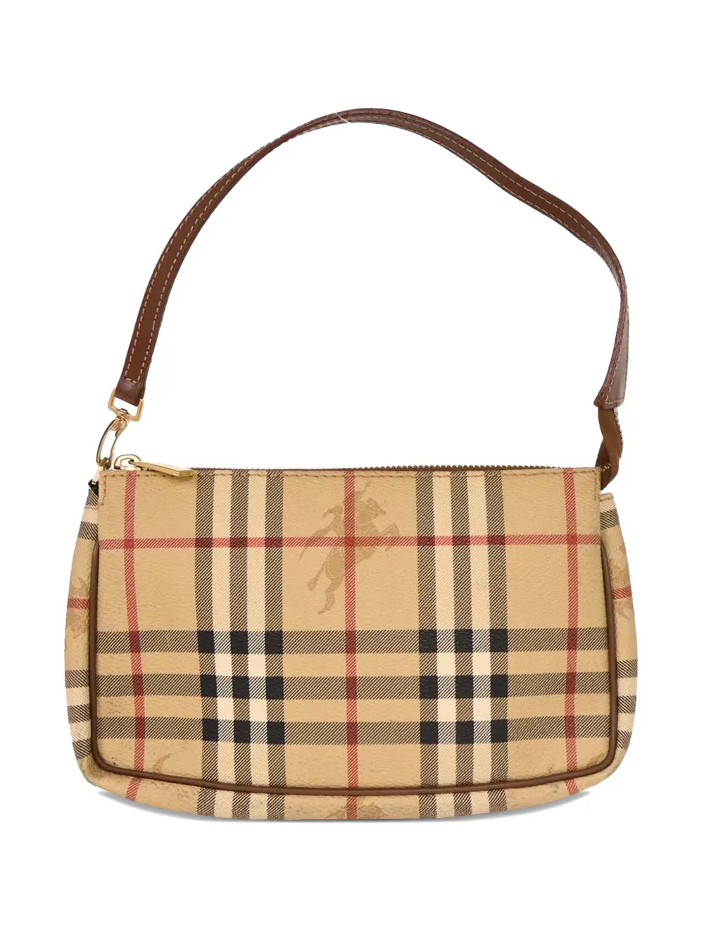 Burberry Pre-Owned 1990-2000s check-pattern handbag - Toni neutri