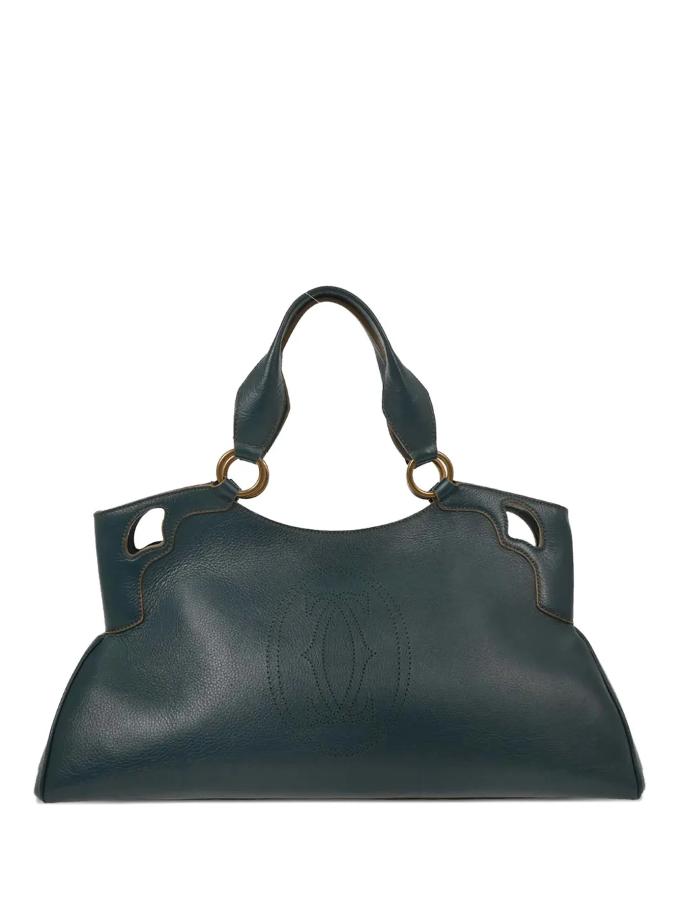 Cartier 1990-2000s Marcello leather tote bag - Verde
