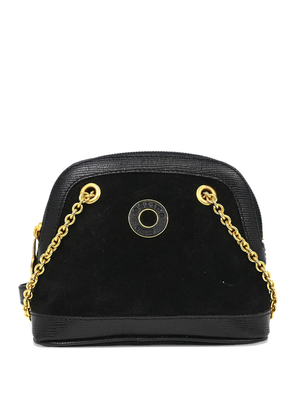 Celine Pre-Owned 1990-2000s chain cross body bag - Nero