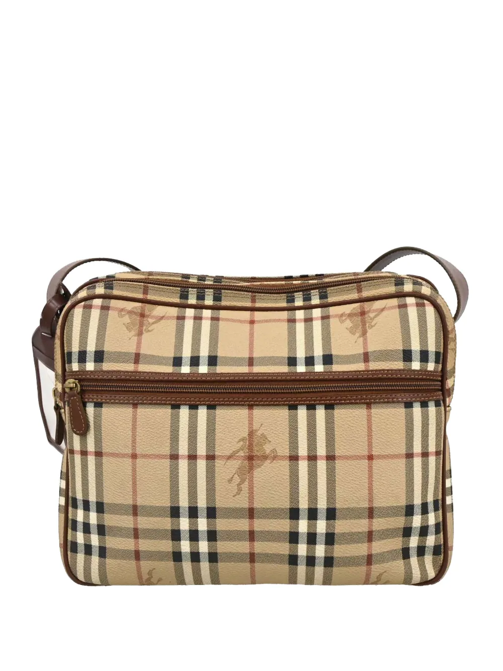 Burberry Pre-Owned 1990s-2000s check-pattern shoulder bag - Toni neutri