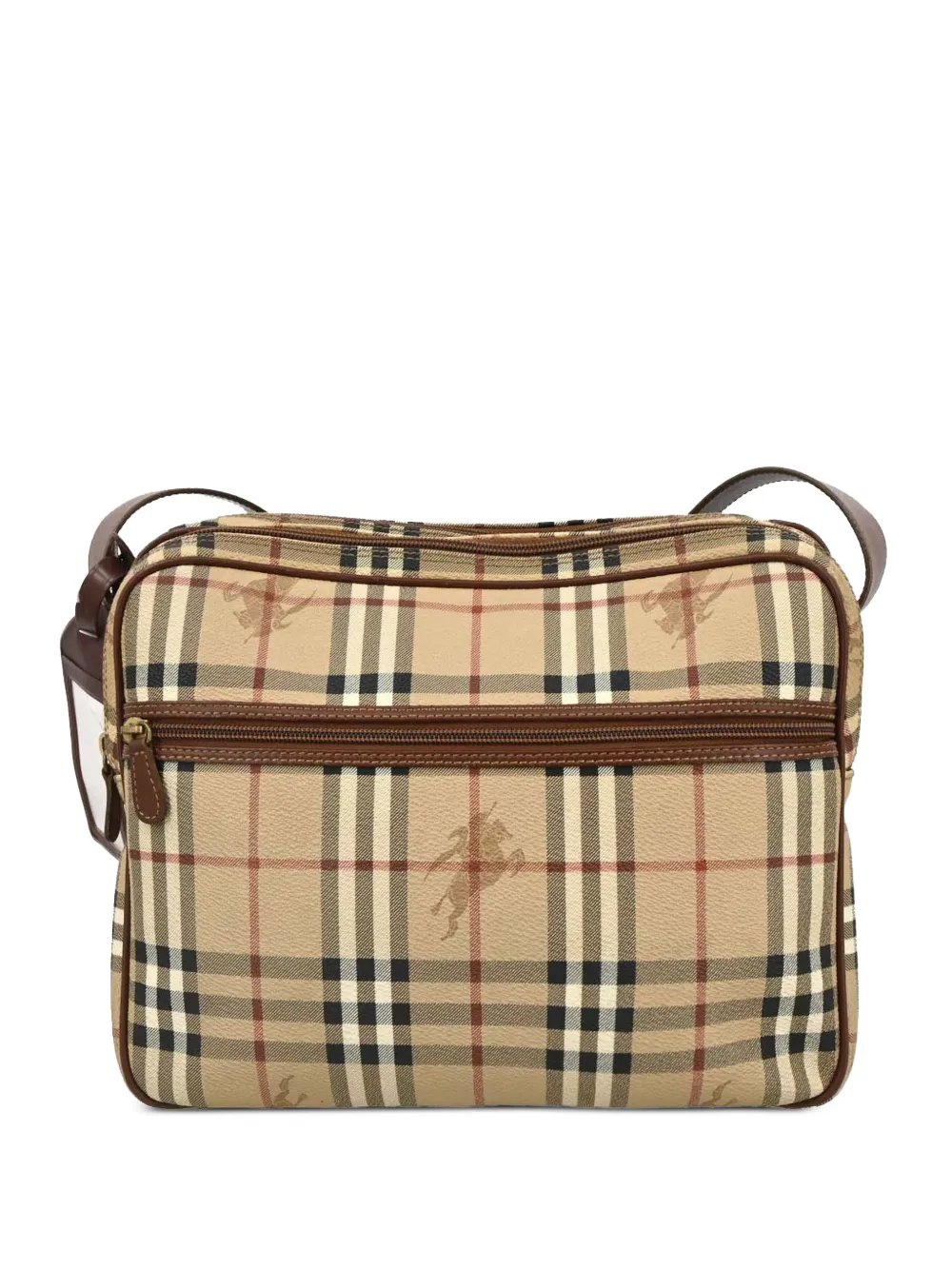 Burberry Pre-Owned 1990s-2000s check-pattern shoulder bag - Toni neutri