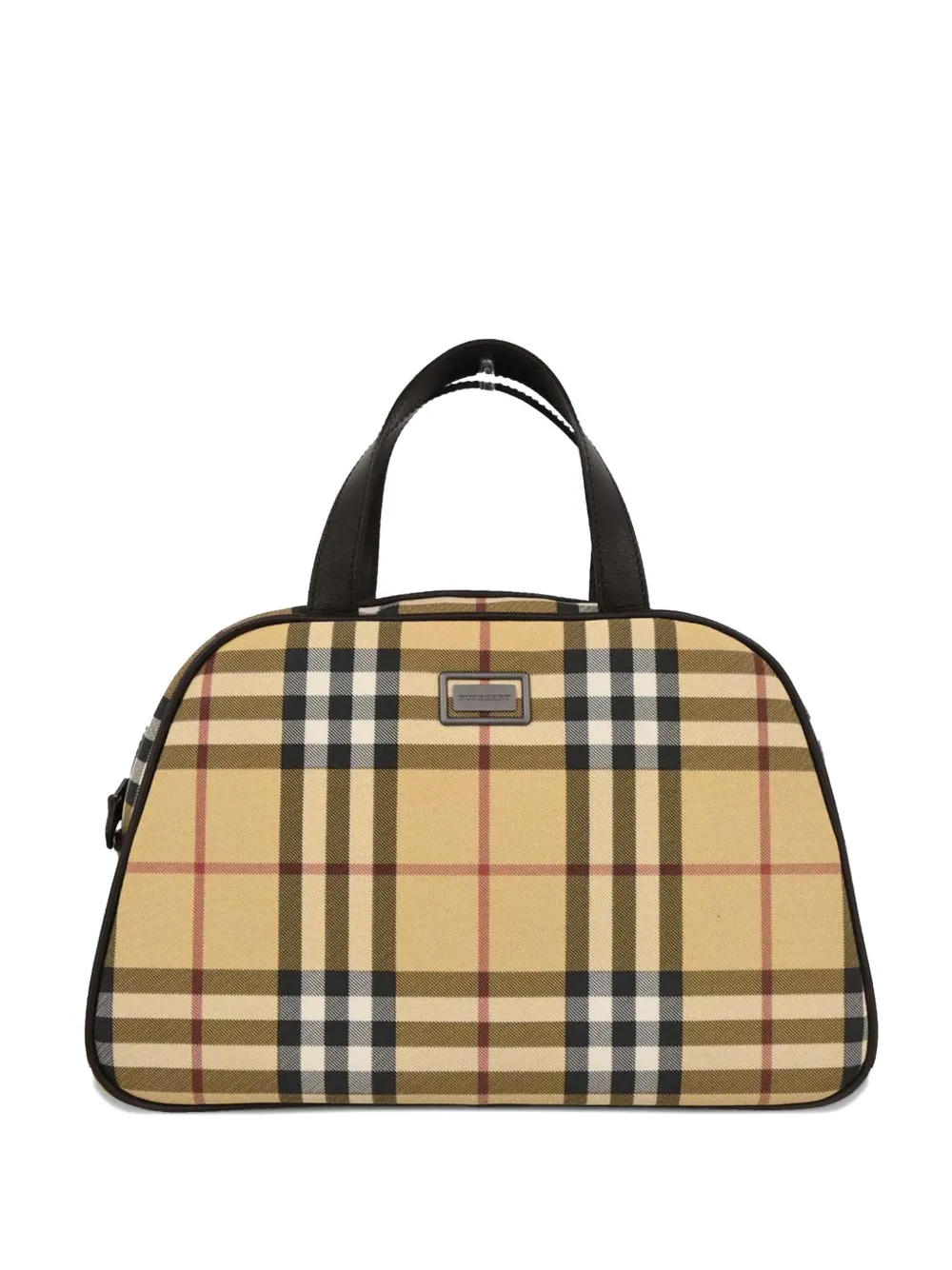 Burberry Pre-Owned 1990-2000s check-pattern handbag - Neutrals