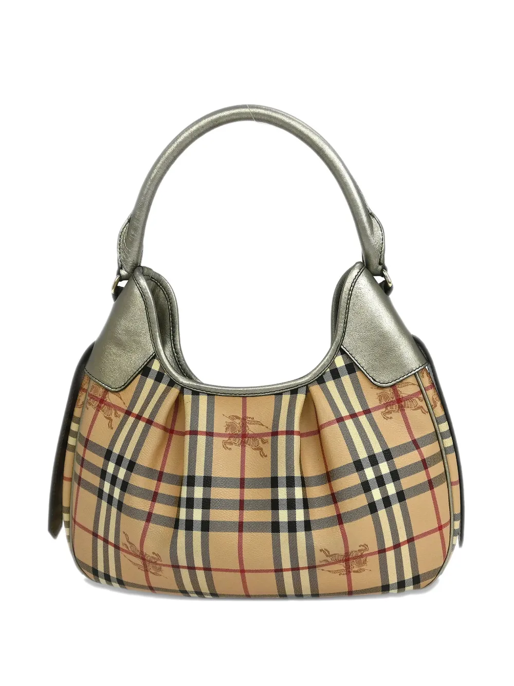 Burberry Pre-Owned 1990-2000s check-pattern handbag - Toni neutri