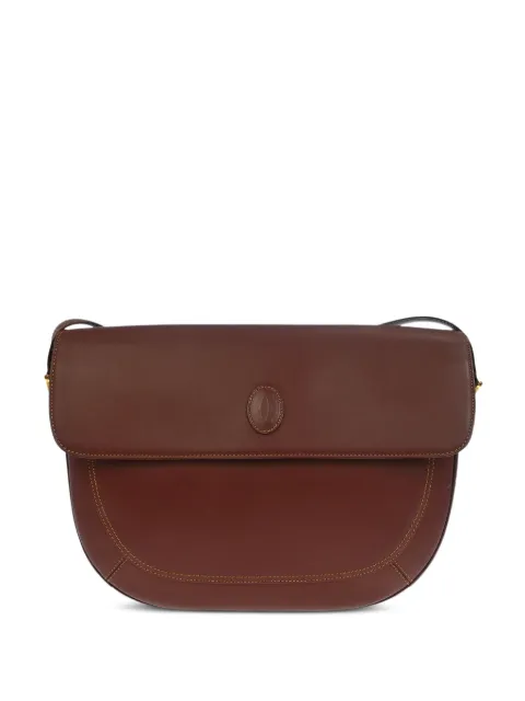 Cartier 1990-2000s flap leather shoulder bag