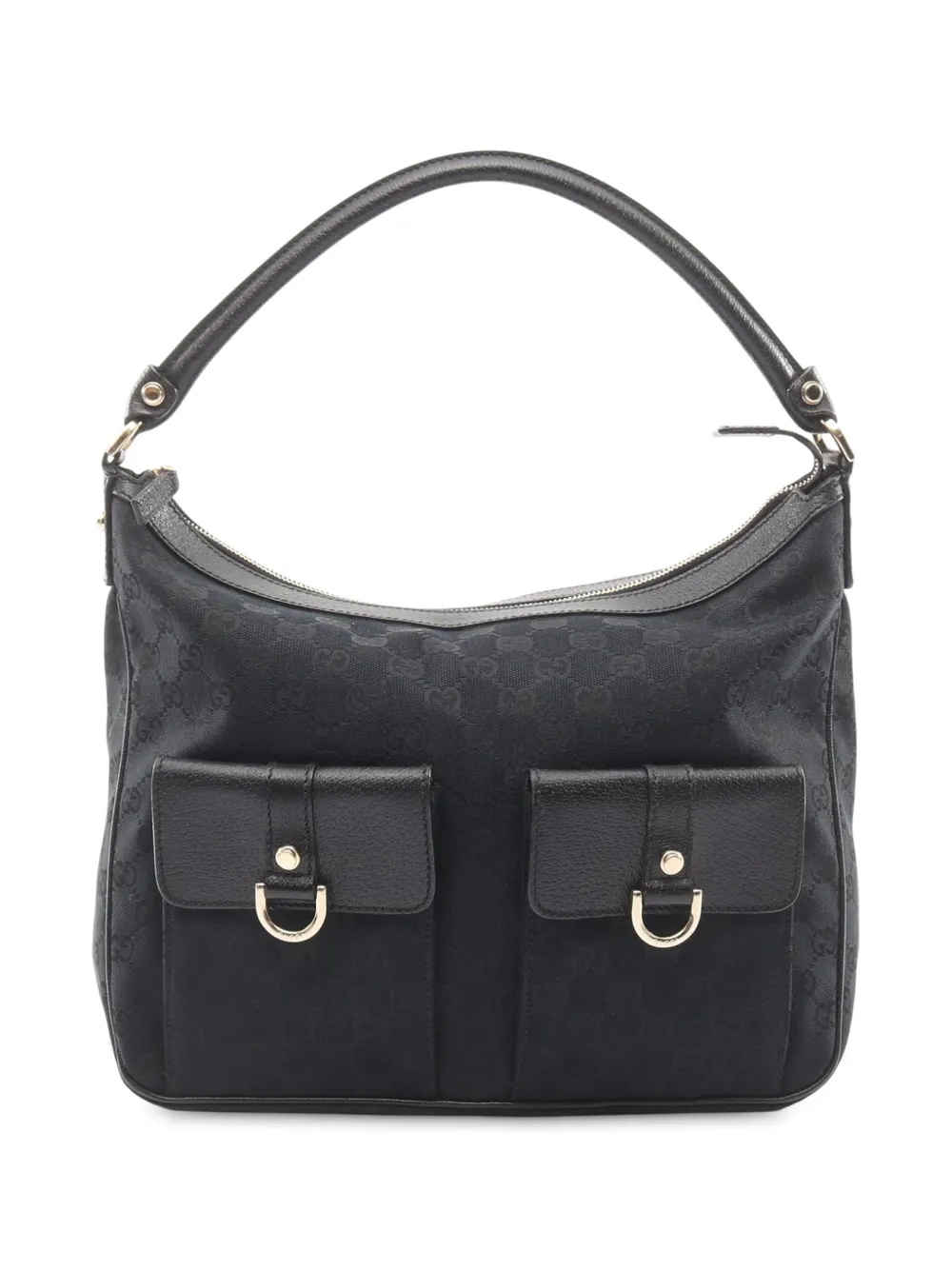 Gucci Pre-Owned 2016-2025 GG Canvas Abbey D Ring handbag - Schwarz