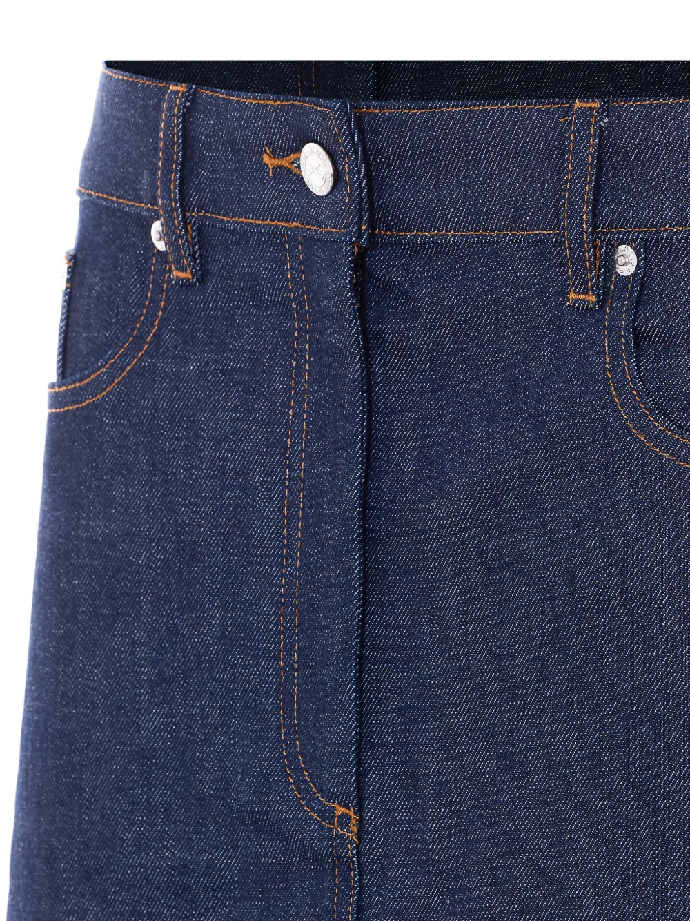 Five-Pockets Midi Skirt