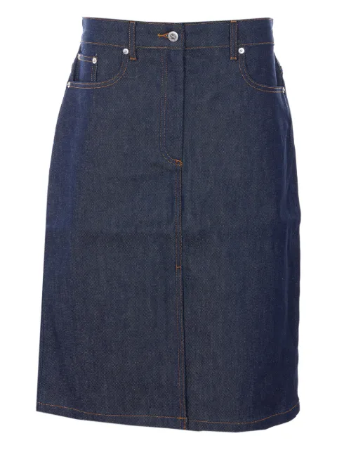 A.P.C. five-pockets midi skirt