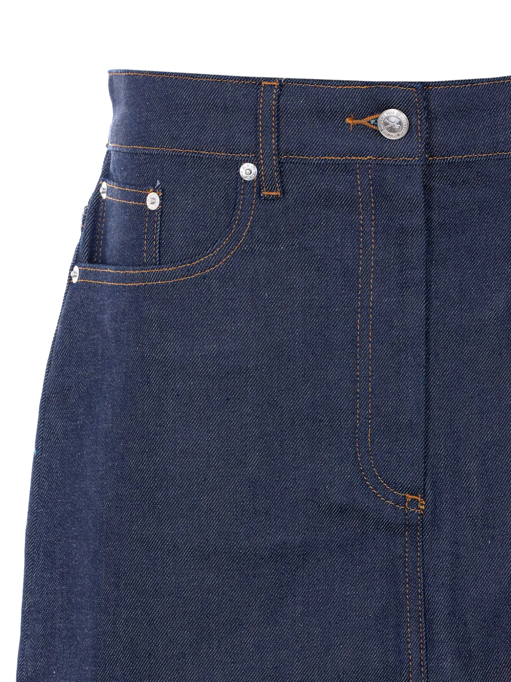 Five-Pockets Midi Skirt