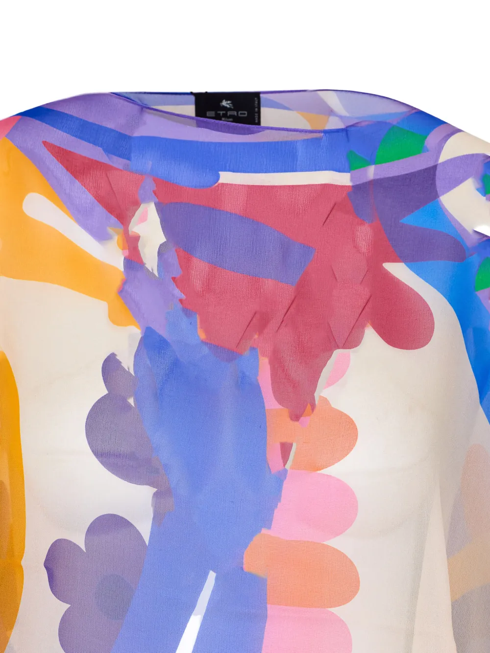 ETRO Top met print Blauw
