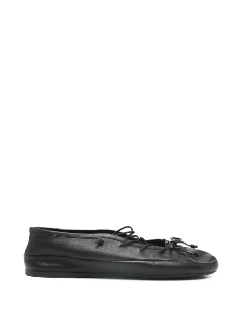 Miu Miu tie ballet flats