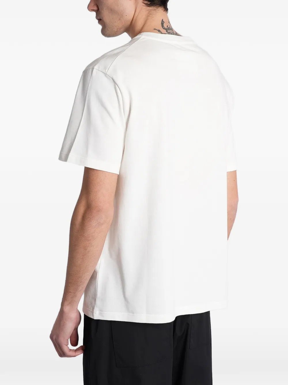 Jil Sander T-shirt met logoprint Wit
