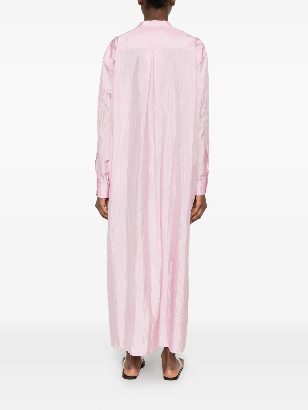 Jil Sander Jurk met knopen Roze