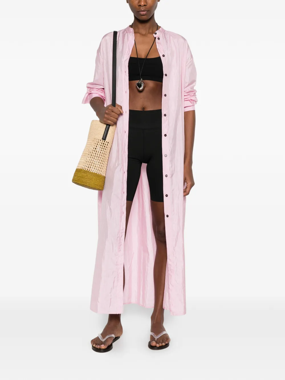  Jil Sander Buttoned Dress - Pink 