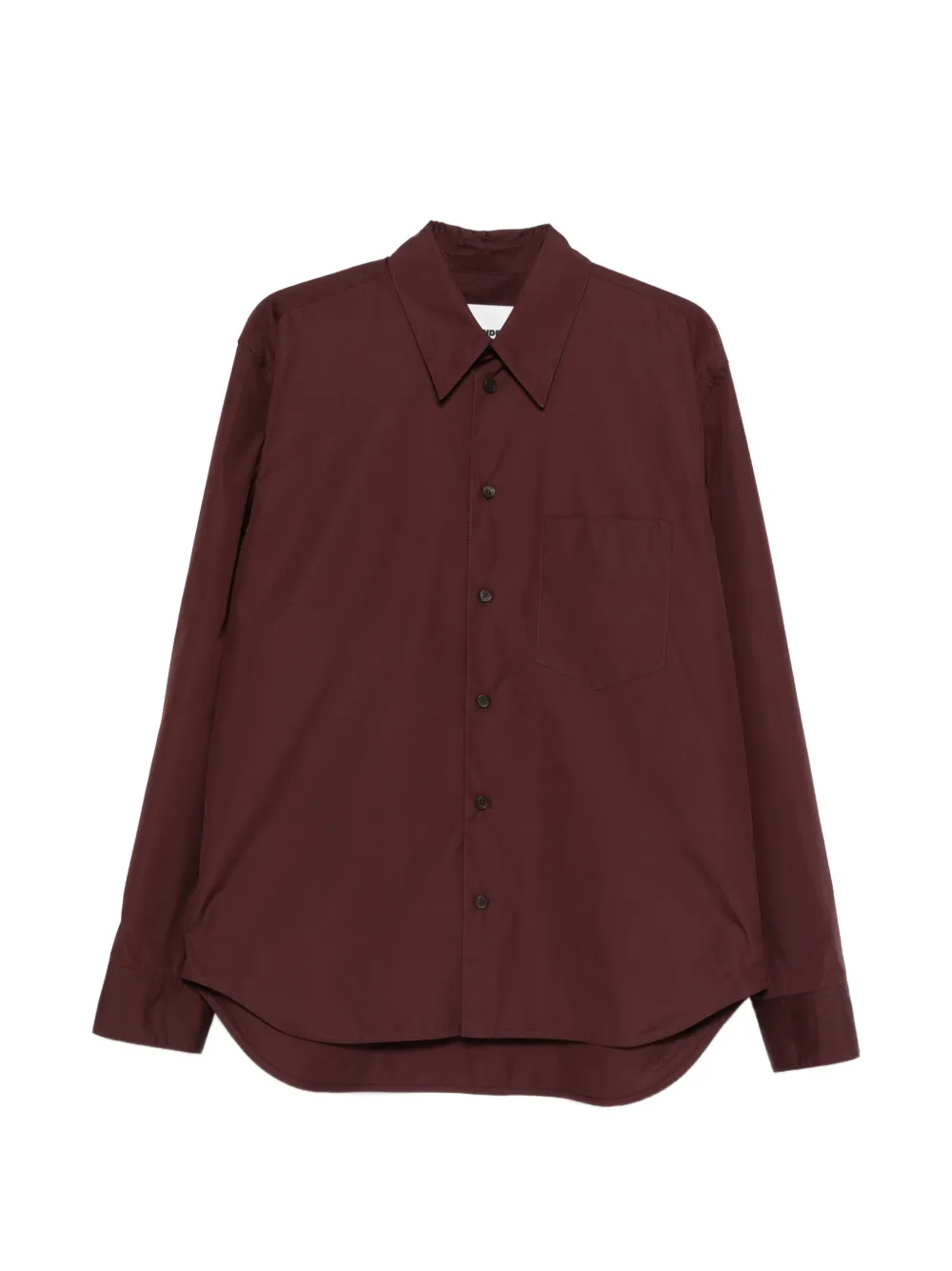 Jil Sander chest-pocket shirt - Rosso