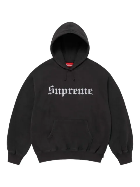 Supreme logo-print hoodie