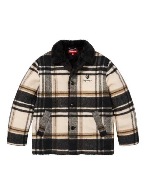 Supreme plaid-pattern jacket