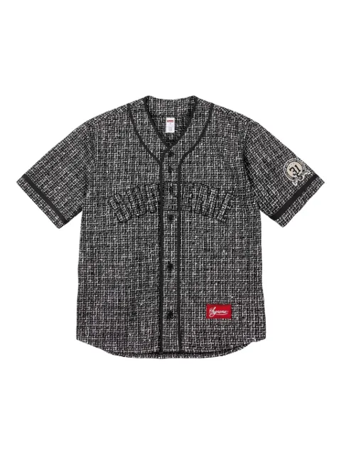 Supreme camisa de bouclé