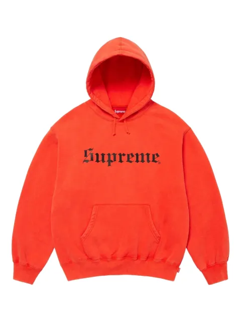 Supreme logo-lettering hoodie 