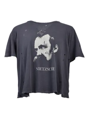 T-shirt Enfants Riches Déprimés ERD - Logo Distressed Print - Taille XL - Bleu - Coton - Neuf Avec étiquettes