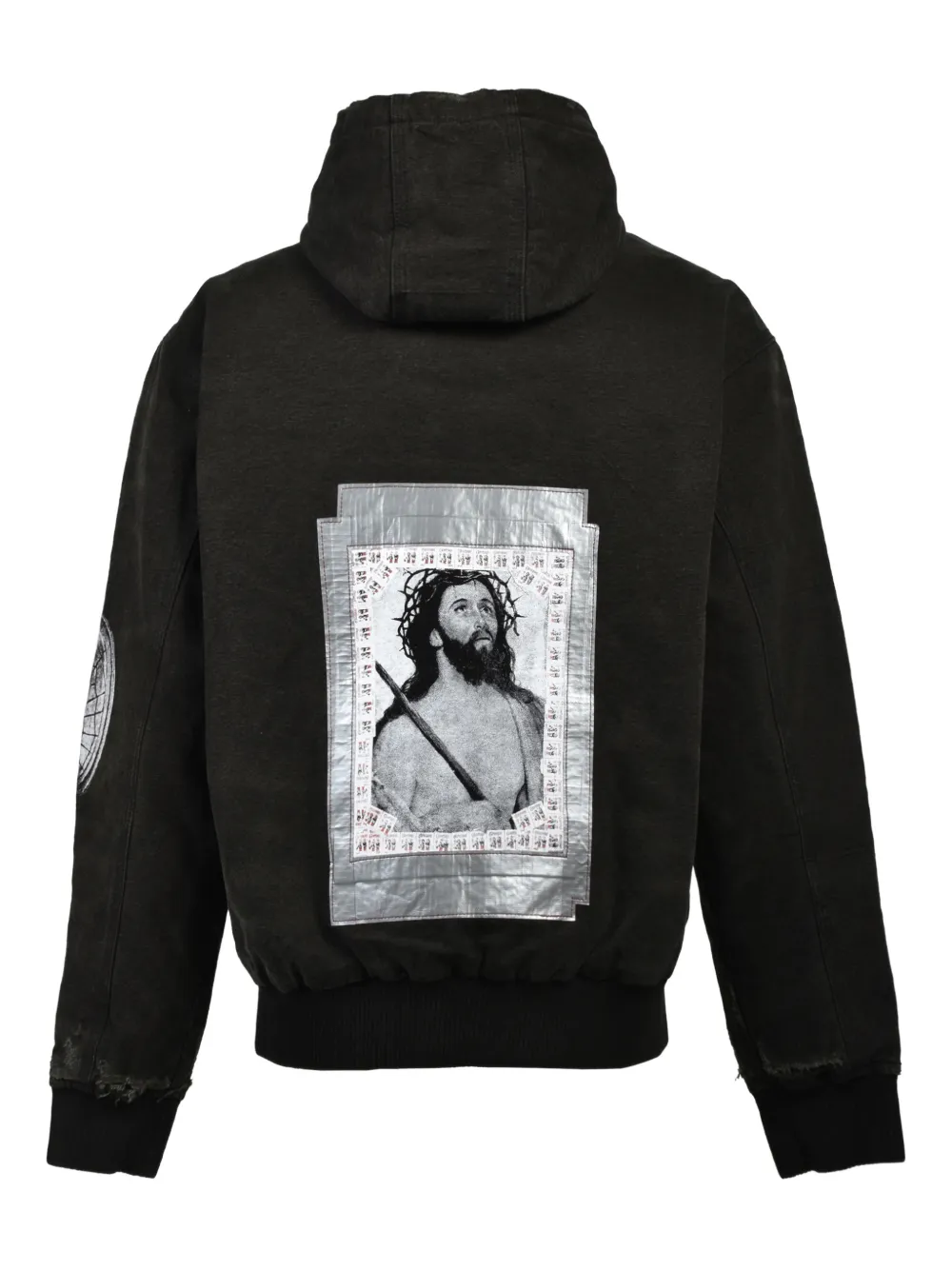 Enfants Riches Déprimés Jack met print en capuchon Zwart