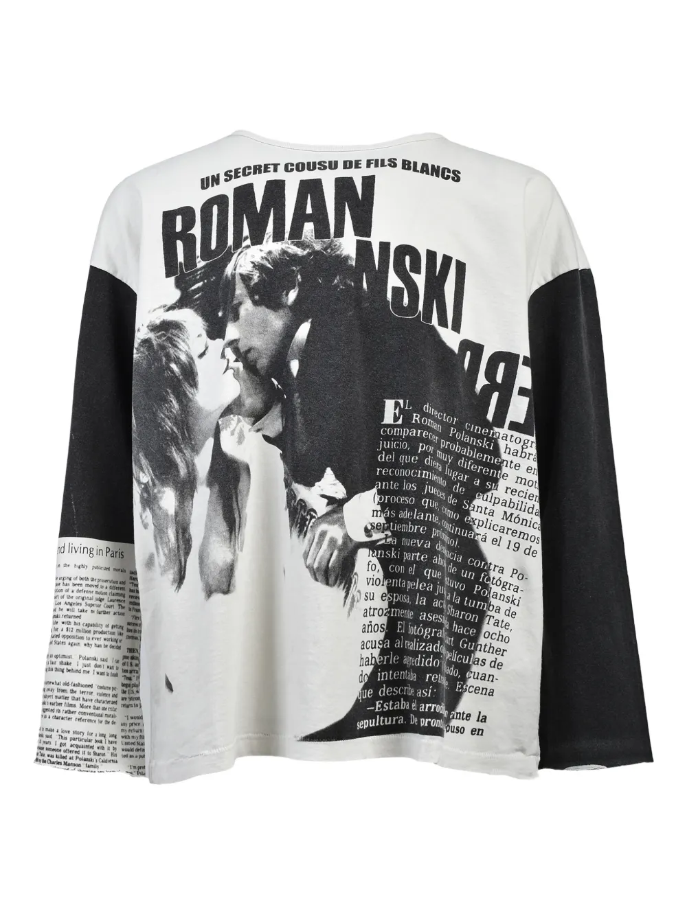 Enfants Riches Déprimés T-shirt con stampa grafica e maniche lunghe - Bianco