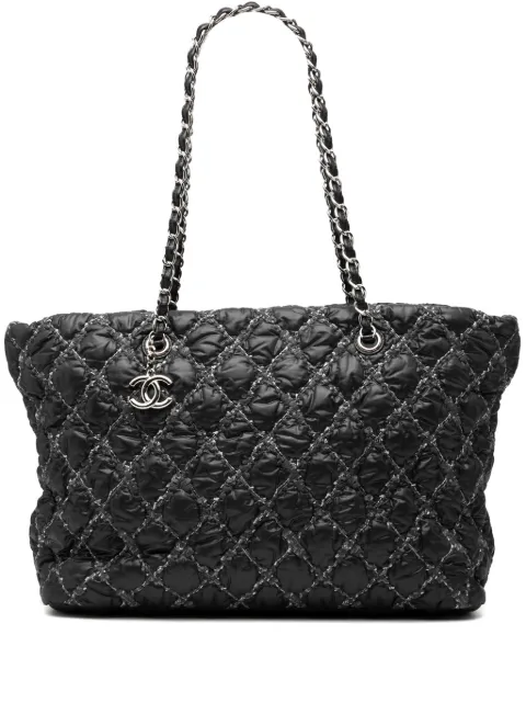 CHANEL Pre-Owned 2010-2011 Paris Byzance Nylon Tweed On Stitch tote bag